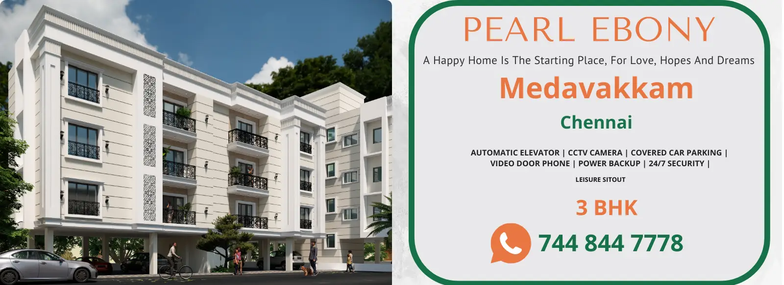 Flat for Sale in medavakkam