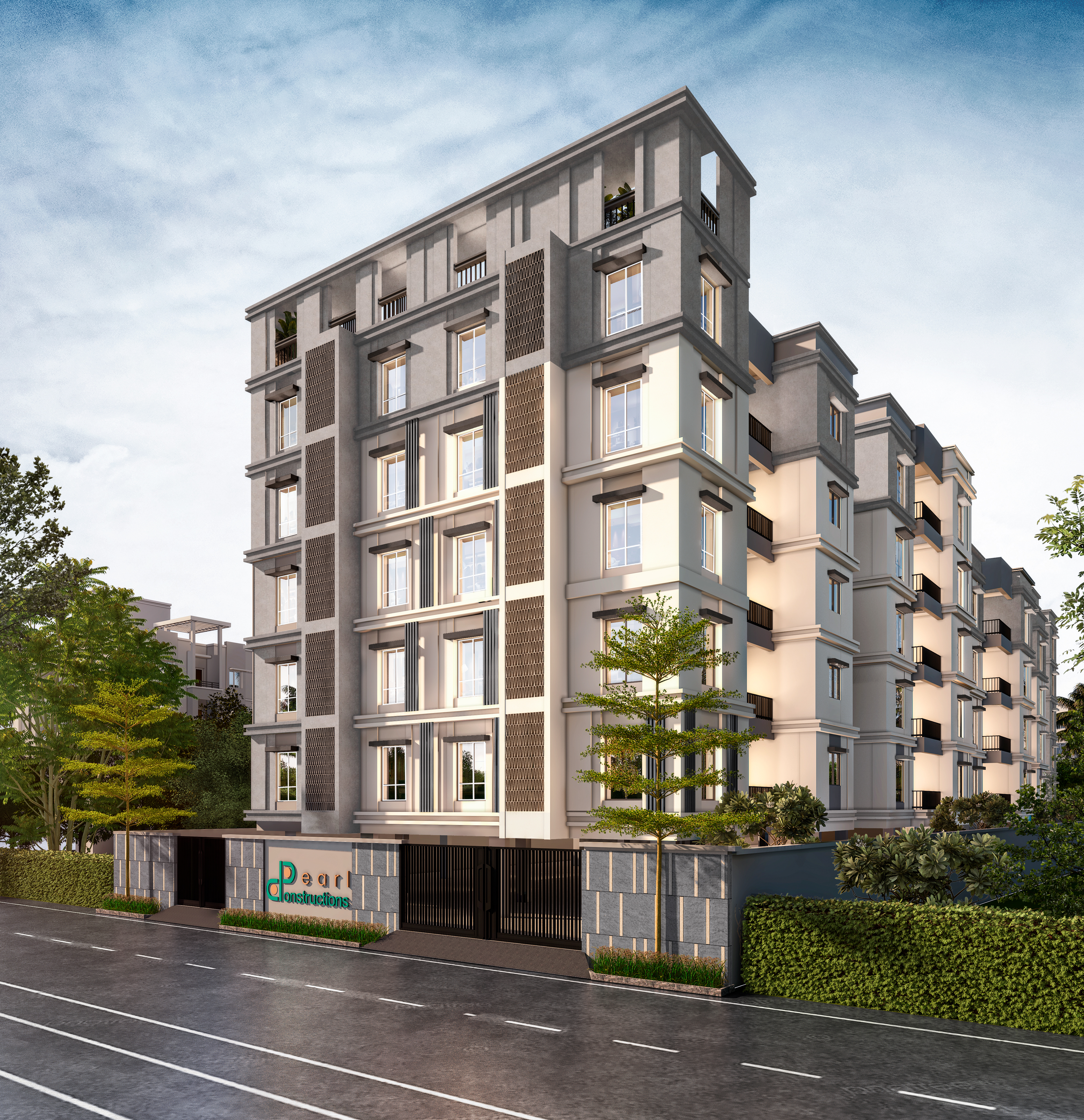 Pearl Evita Elevation Side View